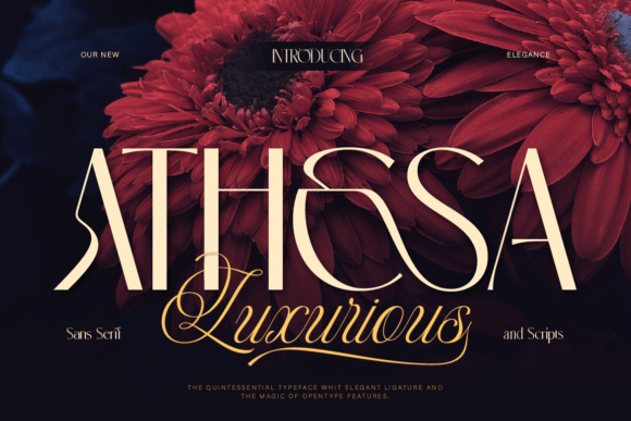 Athesa Luxurious: A Font Duo That Builds Brand Consistency