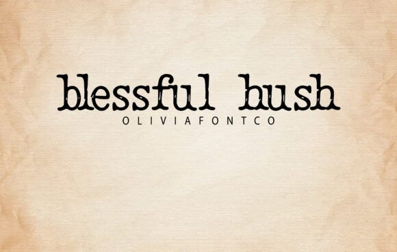 Blessful Hush: A Serif Font for Handmade Labels and Shop Branding