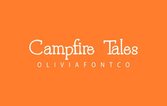 Campfire Tales: A Handwritten Serif Font for Modern Web Design