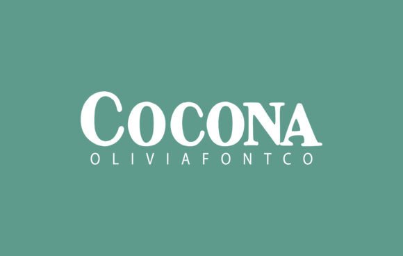 Cocona Font: A Handwritten Display Typeface for Campaign Design