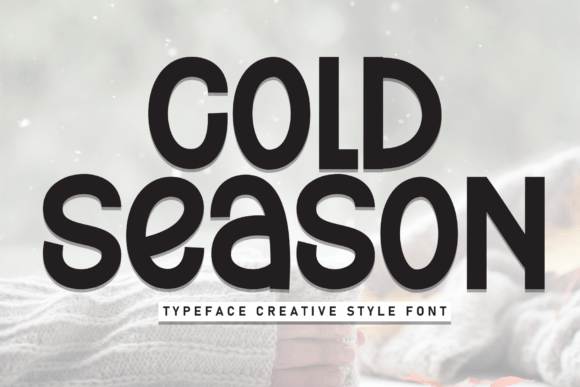 Cold Season: A Playful Display Font for Editorial Design