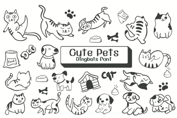 Cute Pets Font Makes Campaign Visuals Instantly Recognizable