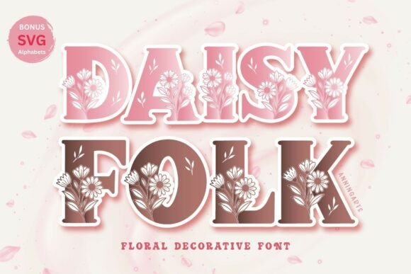 Daisyfolk: A Floral Font That Elevates Small Business Branding