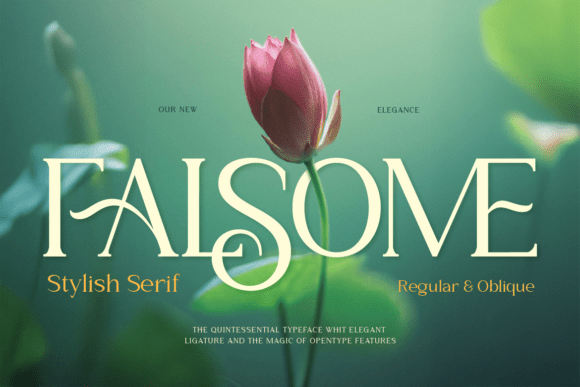 Falsome: A Stylish Serif Typeface