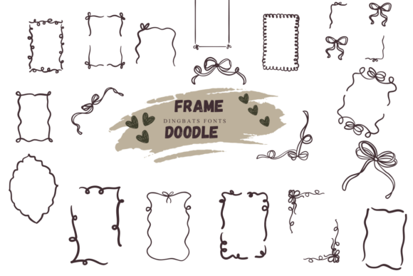 Frame Doodle: A Sketchy Font for Creative Projects