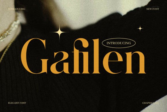 Gafilen: Elegant Serif Font for Crafters