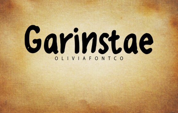 Garinstae: A Display Font That Elevates Editorial Design