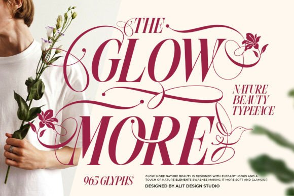 Glow More Font: Elegant Serif for Editorial Design