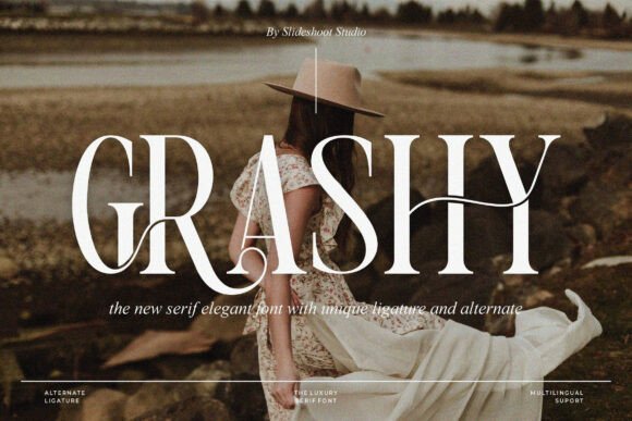 Grashy Serif Font: Elegant Typeface for Web Design