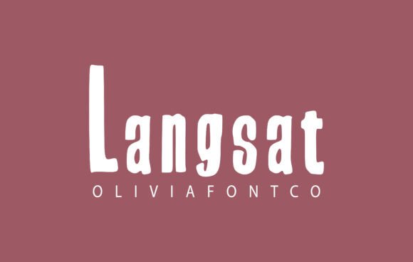 Langsat: A Handwritten Font with a Romantic Editorial Touch