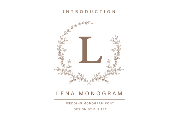 Lena Monogram Font for Marketing Visuals That Convert