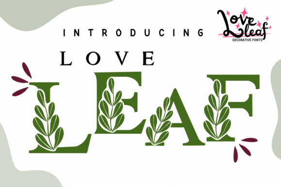Love Leaf: A Decorative Typeface with Natural Charm for Branding