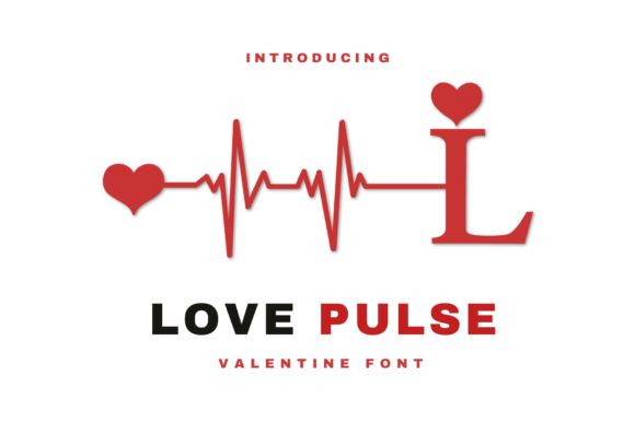 Love Pulse Monogram: A Romantic Font for Business