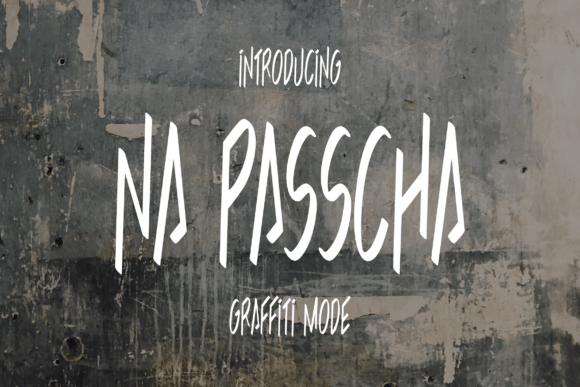 Na Passcha: An Elegant Display Font for Crafters and Makers