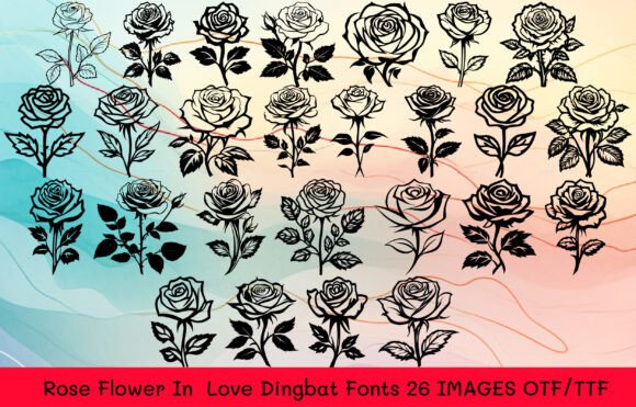 Rose Flower in Love: A Font Review for Editorial Design