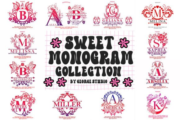 Sweet Monogram Collection Font