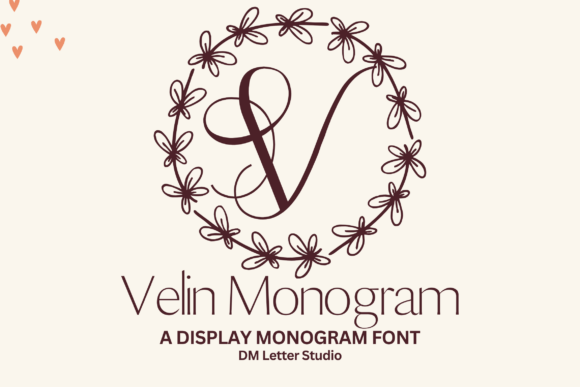 Velin Monogram: A Stylish Font for Digital Marketing