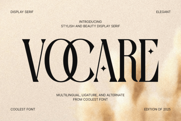 Vocare: A Serif Font Built for Thoughtful Editorial Design