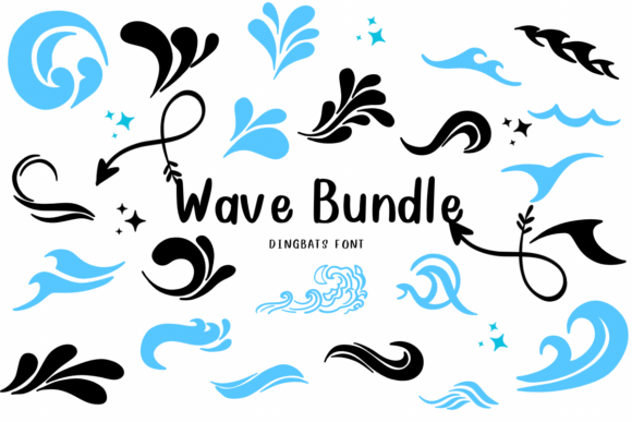 Wave Bundle Font for Business